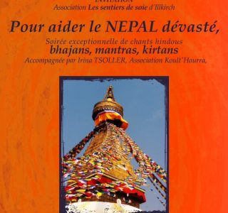 nepal evenement soutien - oeuvre caritatives Les Sentiers de Soie