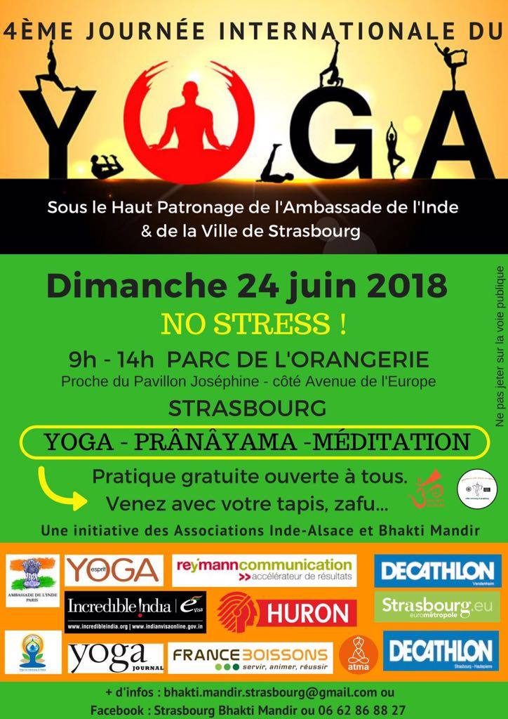 Journée internationale du Yoga à Strasbourg