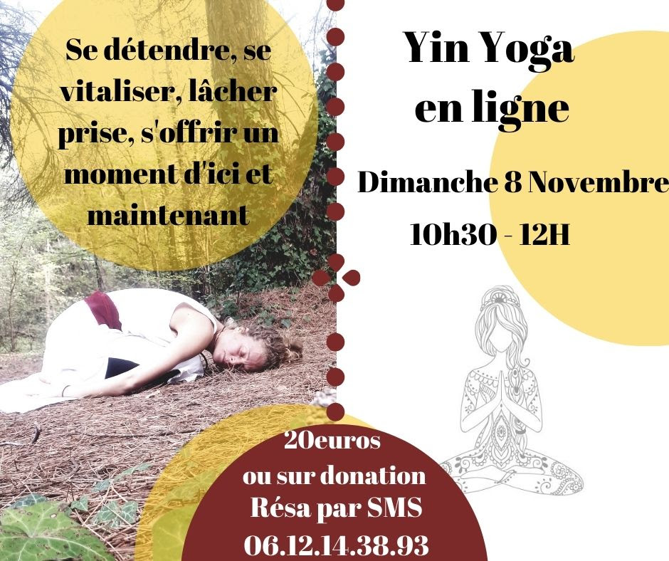 Yin Yoga par Zoom avec Géraldine 